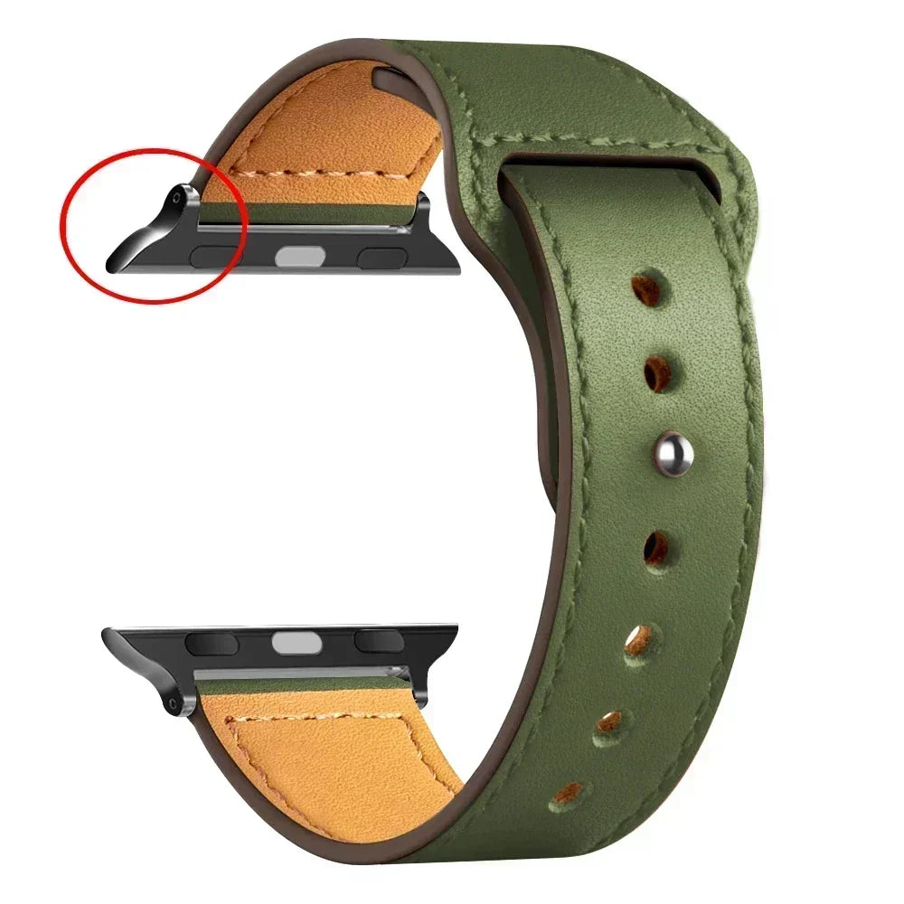 AUREON LEATHER BAND FOR APPLE WATCH SERIES