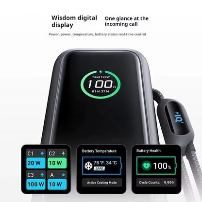 ANKER ZOLO 25,000MAH 165W FAST CHARGE POWER BANK WITH CABLES