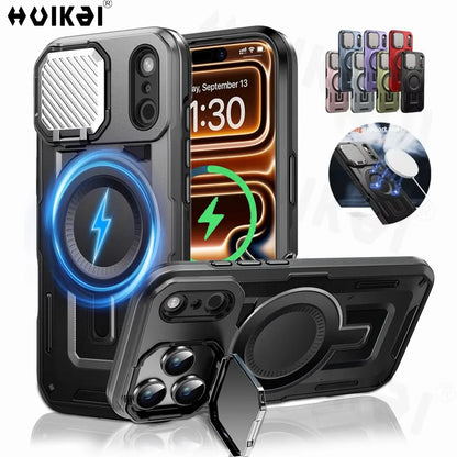 MAGSAFE ARMOR KICKSTAND CASE FOR IPHONE 17 SERIES