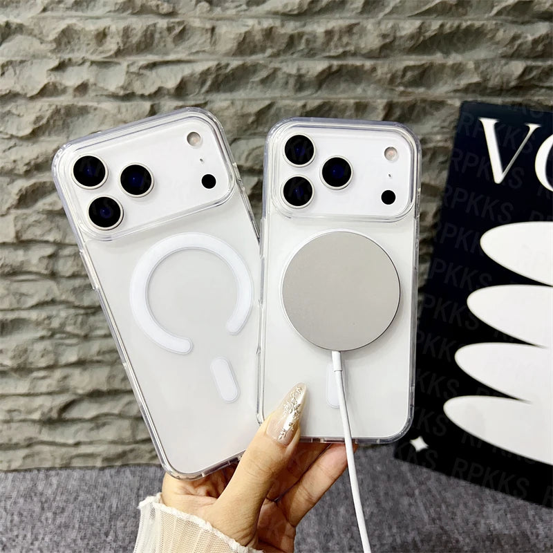 MAGSAFE MAGNETIC WIRELESS CHARGING CASE FOR IPHONE 17 SERIES