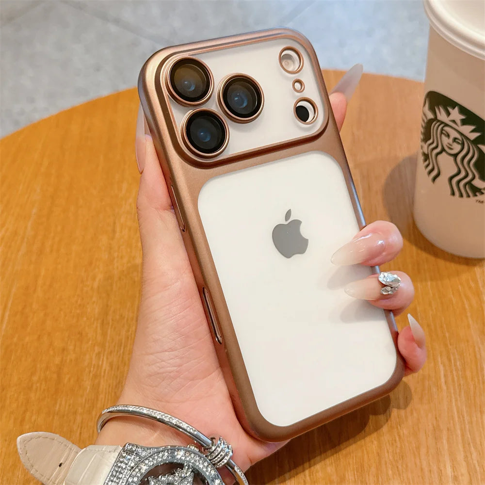 FROSTED TRANSPARENT MATTE CASE FOR IPHONE 17 SERIES