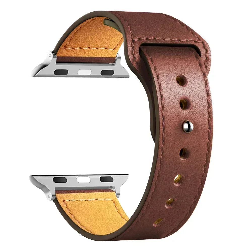 AUREON LEATHER BAND FOR APPLE WATCH SERIES