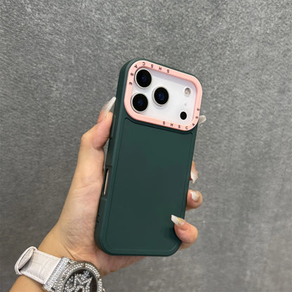 SILICONE MATTE DOUBLE COLOUR CASE FOR IPHONE 17 SERIES