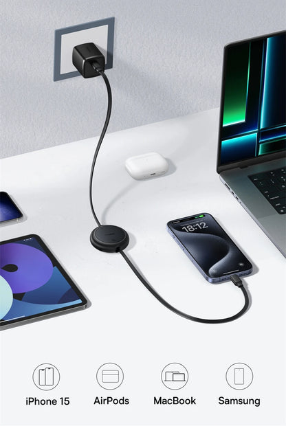 BASEUS 60W RETRACTABLE USB-C FAST CHARGING CABLE