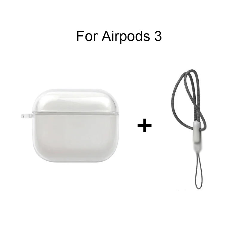 AIRPODS 1-4 TRANSPARENT CASE