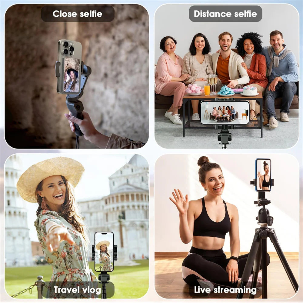 Magnetic Selfie Monitor Screen w/ Remote for iPhone & Android